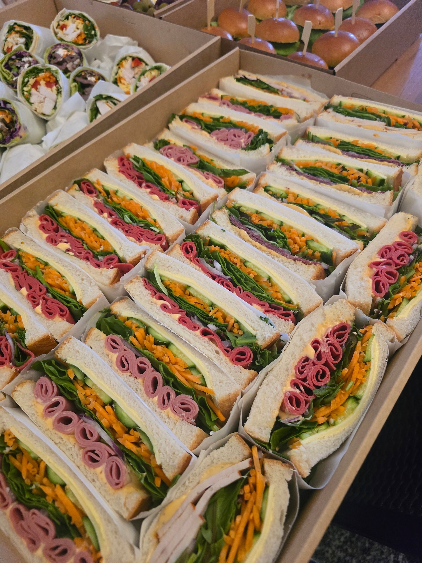 12 Loaded Sandwiches