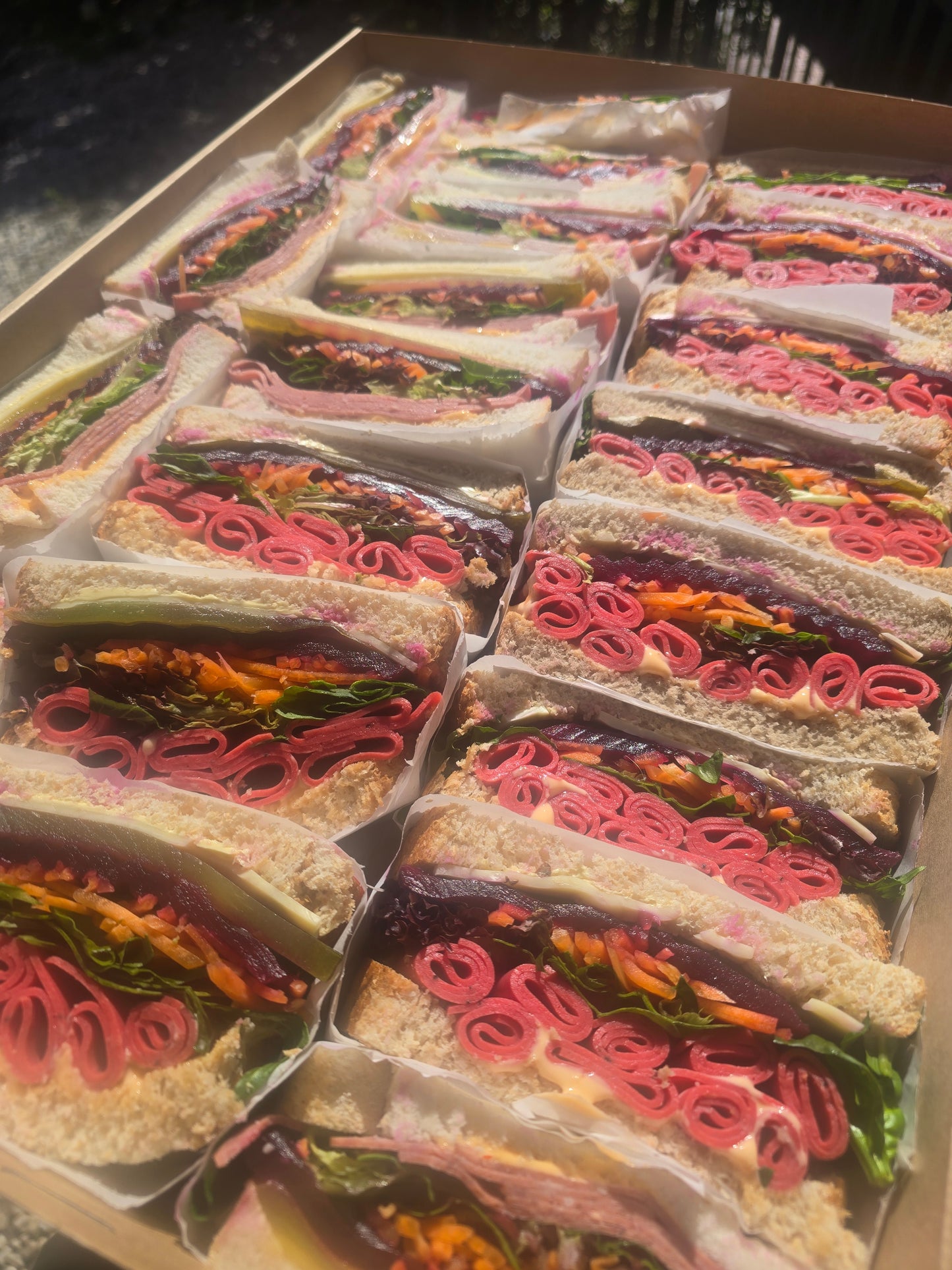 12 Loaded Sandwiches