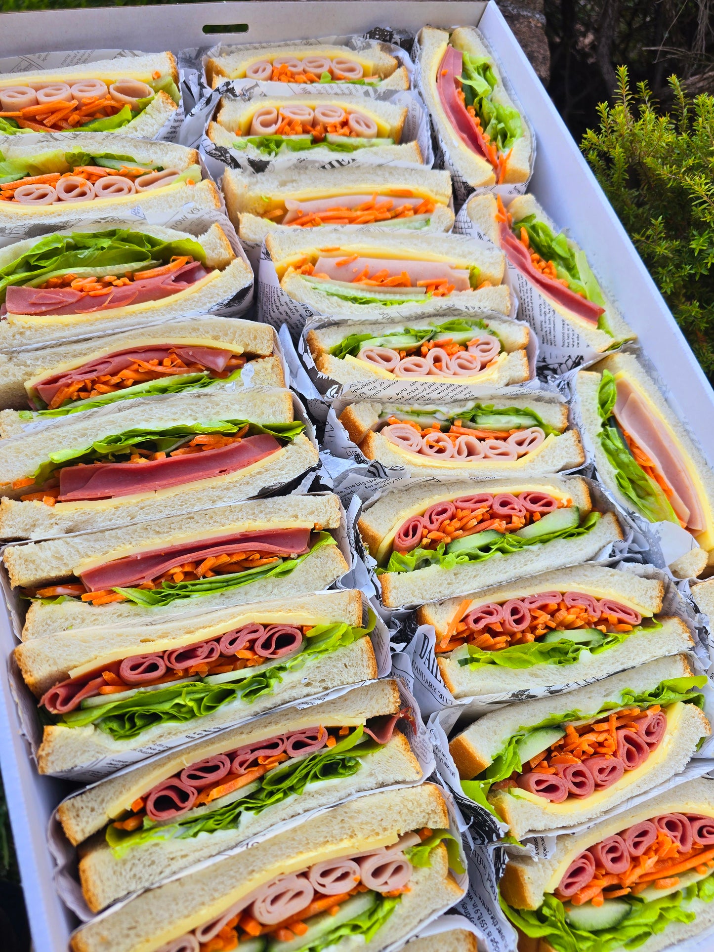 12 Loaded Sandwiches