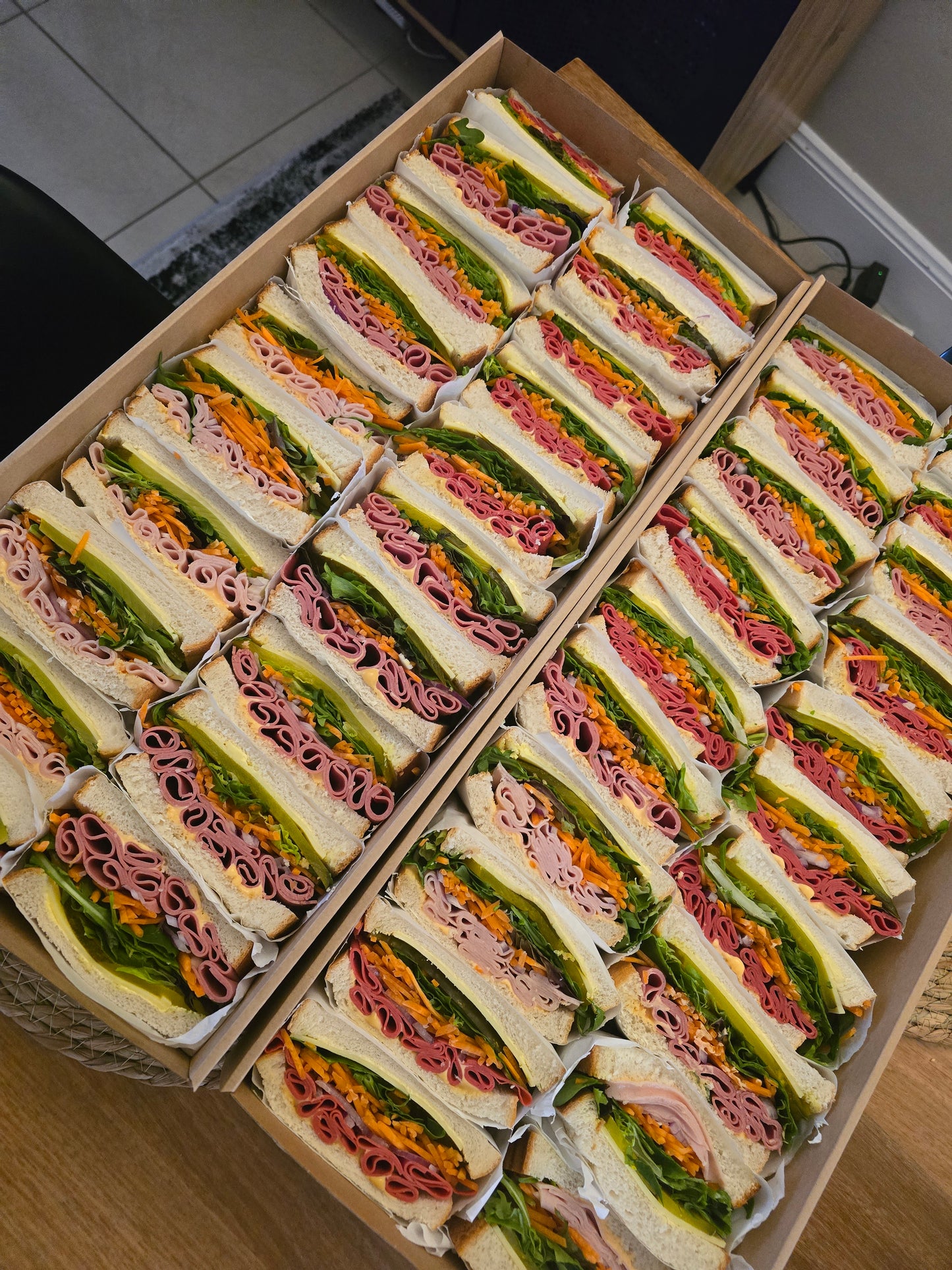 12 Loaded Sandwiches