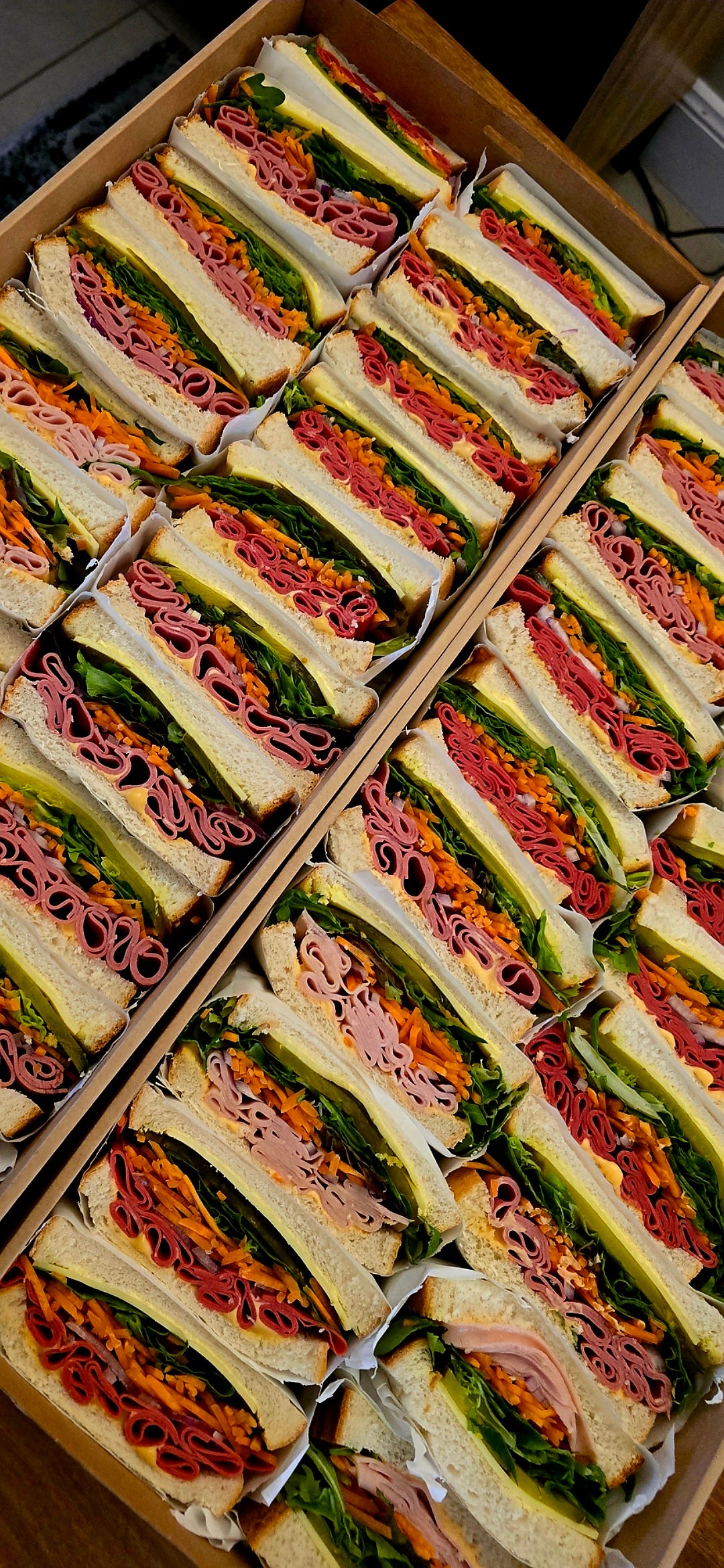 12 Loaded Sandwiches